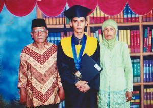 lovely father, me and mother